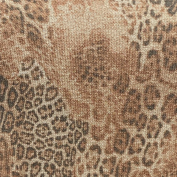 Vintage Phillipe Marques Top Fall Sweater Leopard Animal Print - Picture 9 of 9